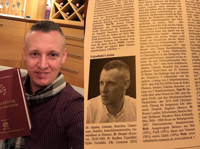 Lulzim Fejzullahi, shqiptari mes shumë personaliteteve në librin 