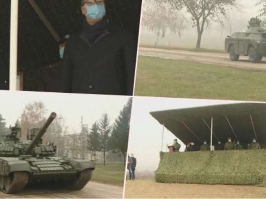 Vuçiç kërcënoi me luftë: Tanket serbe parakalojnë pak kilometra larg Kosovës