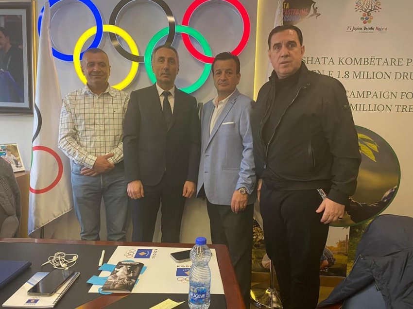 Enver Idrizi në Komitetin Olimpik të Kosovës 