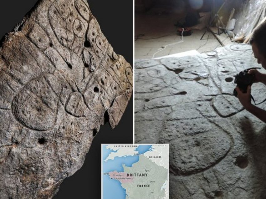 Ky gur i gdhendur dy mijë vjeçar është harta më e vjetër e Evropës