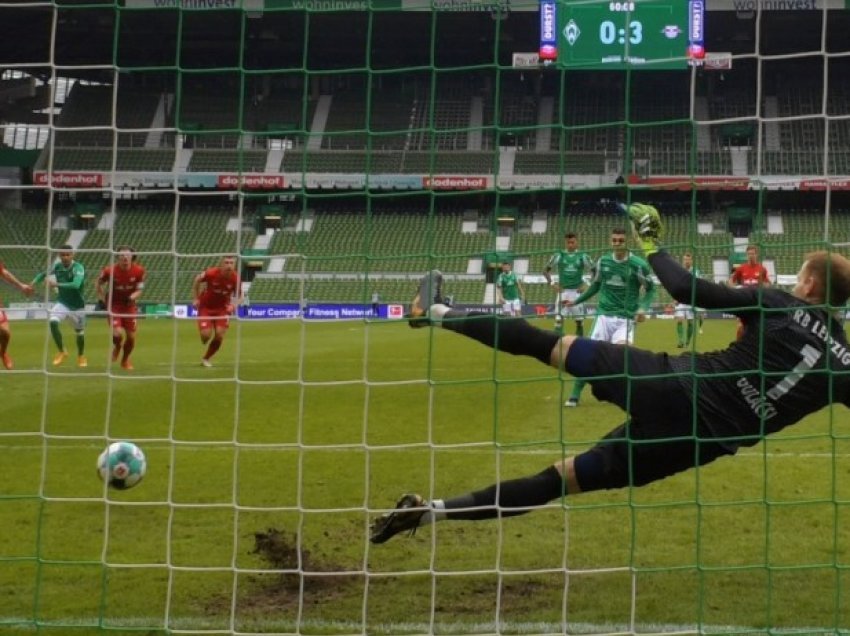 Leipzig bindshëm, Werderi nuk i mjafton goli i Rashicës 