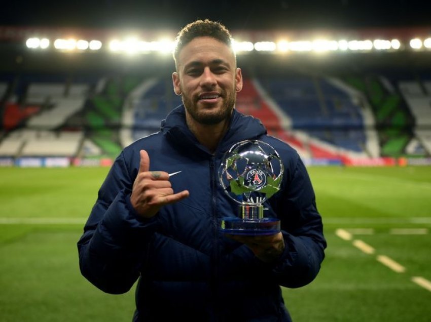Neymar fiton çmimin e madh në Ligën e Kampionëve 