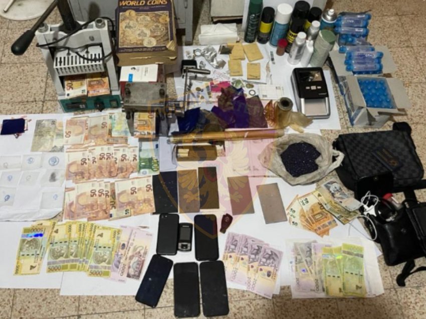 Sekuestrohen shuma parash të falsifikuara, arrestohen 7 persona në Elbasan
