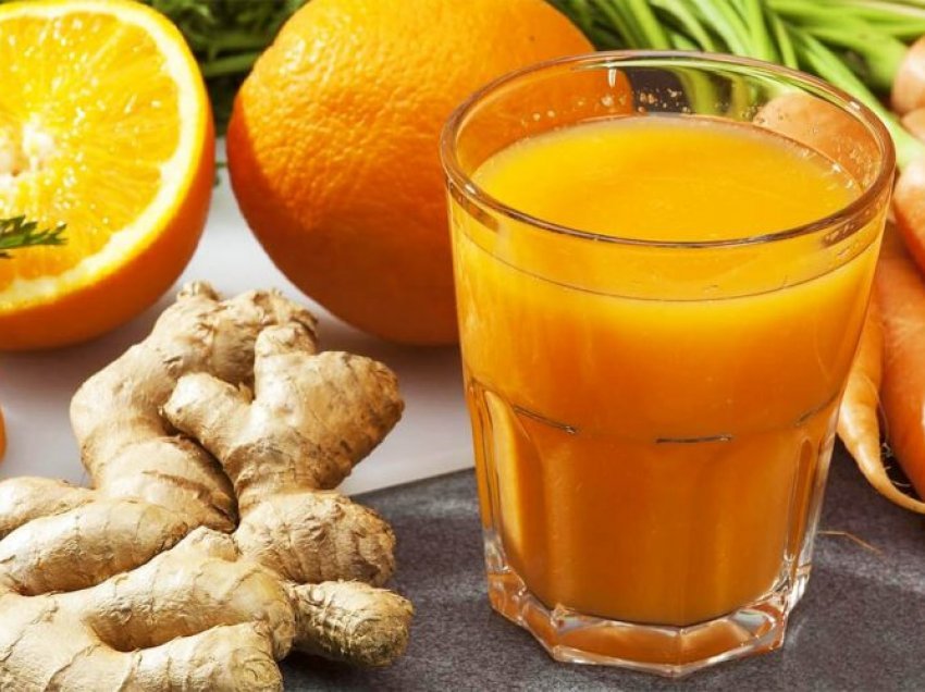 Xhenxhefil, karrota dhe portokalle – Pija plot vitamina që duhet ta pini përditë