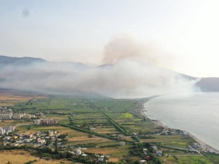 Zjarret i janë afruar kodrave të Radhimës