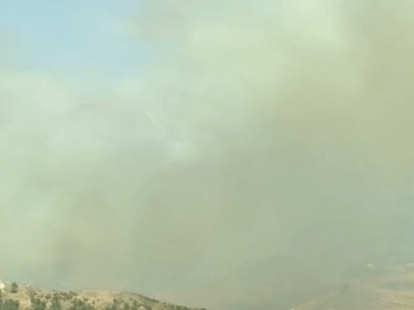 Zjarri në Lunxheri, alarmon Peleshi: Është shumë pranë banesave
