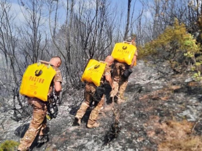 MPB Maqedoni ka angazhuar 450 policë për shuarjen e zjarreve