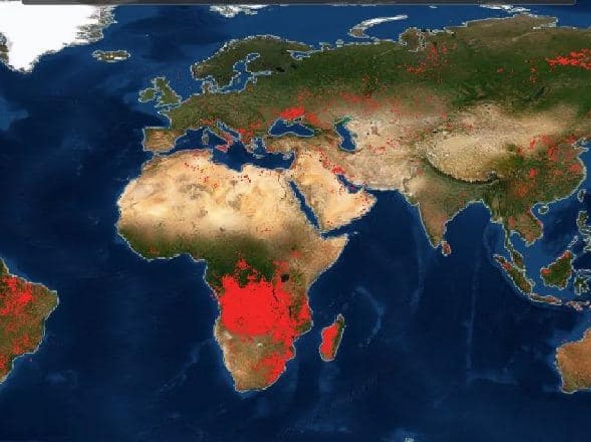 “Rritje zjarresh në shumë vende krahasuar me vitet e kaluara”, Rama publikon pamjet e NASA-s 