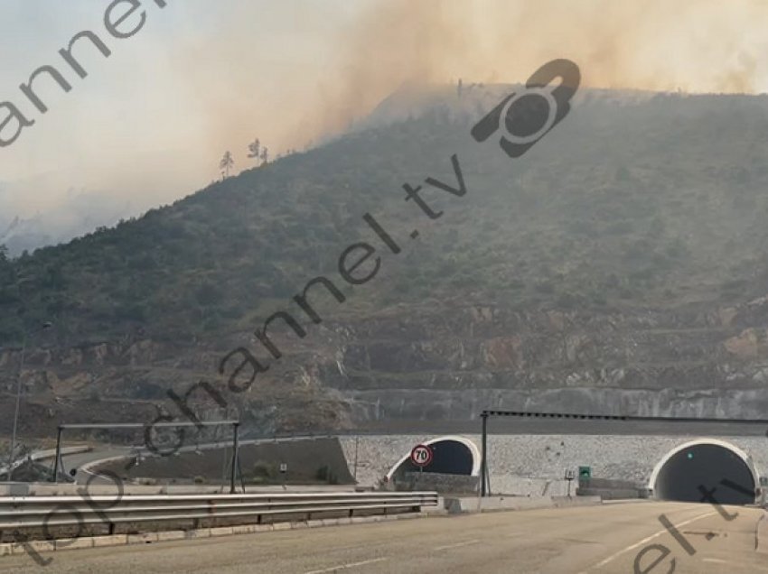Zjarri mbi tunelin e Kalimashit, vijon përhapja e flakëve