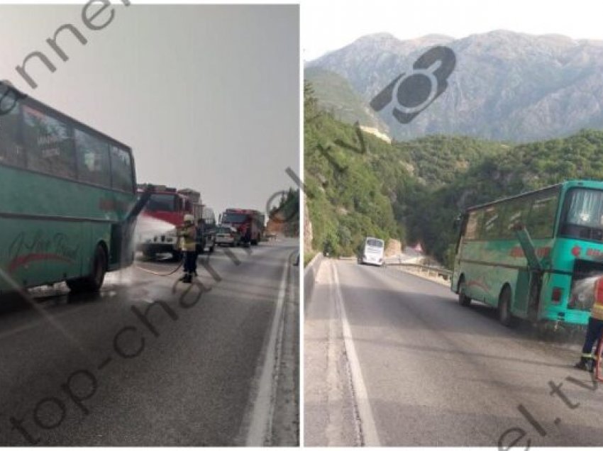 Detaje për autobusin me pasagjerë nga Kosova që mori flakë në Himarë, ky dyshohet të jetë shkaku