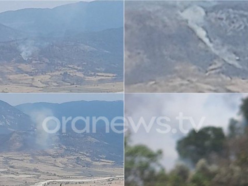Zjarr në kodrat e fshatit Radat në kufi me Greqinë, dyshohet se u vendos nga 2 barinj