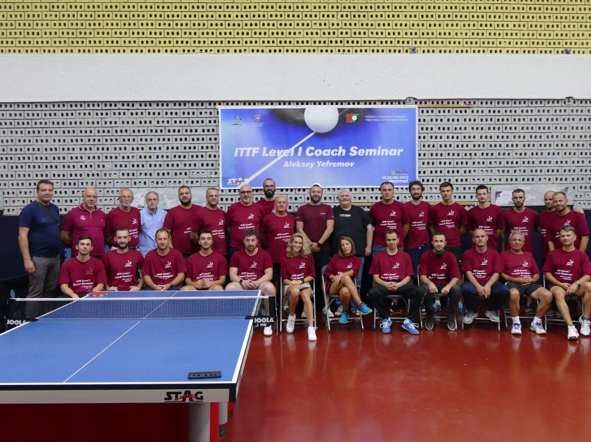 Përfundoj seminari per trajner ITTF-PTT Level 1 Course