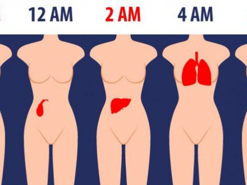 Çdo orar zgjimi tregon një problem shëndetësor; nëse zgjoheni në 3, 4 ose 5 të mëngjesit trupi juaj po vuan nga këto sëmundje