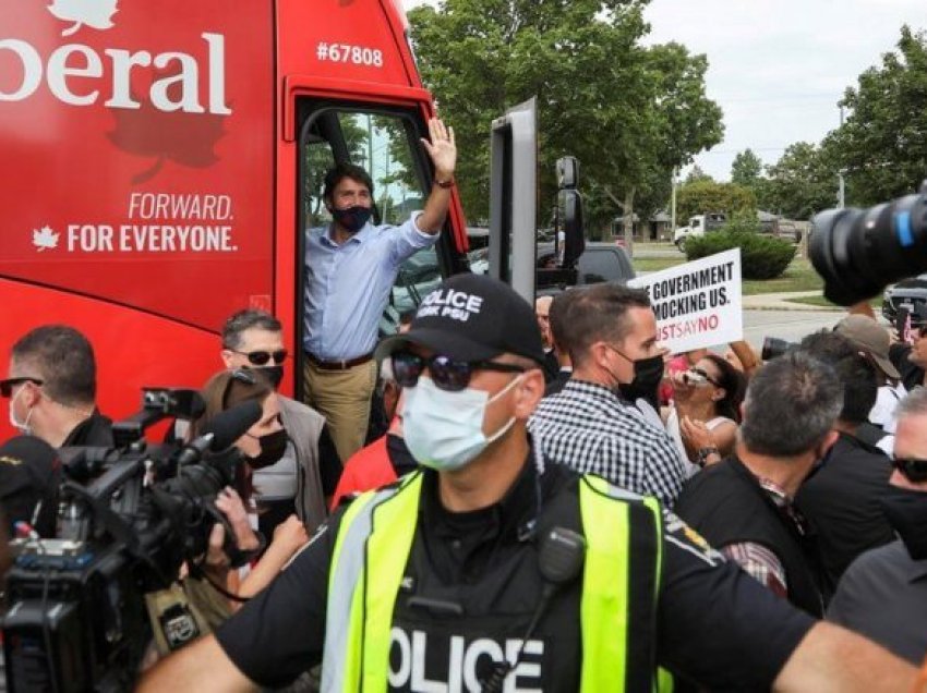 Protestë gjatë fjalimit, kryeministri kanadez anulon tubimin zgjedhor