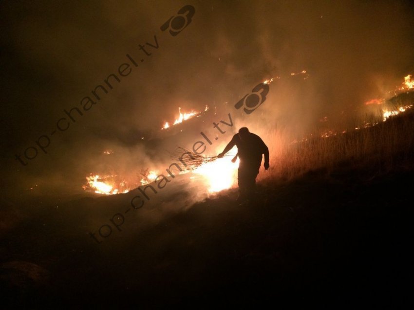 Situatë kritike nga zjarret në Selenicë, flakët i afrohen puseve të naftës