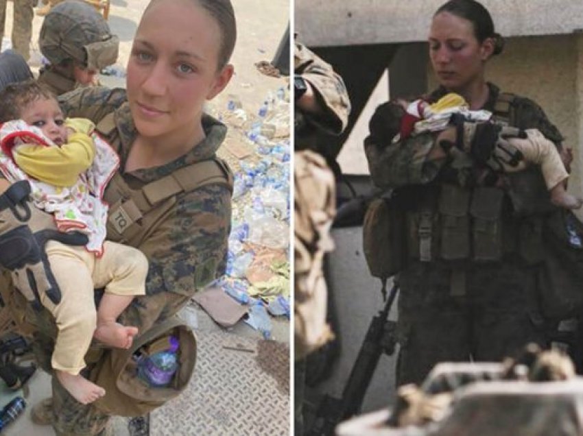 Ushtarja amerikane postoi një foto prekëse me një fëmijë afgan, vetëm pak ditë para se të vritej