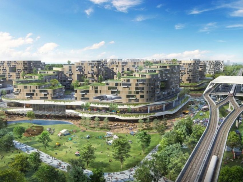 Singapori po ndërton eko-qytetin me 42,000 shtëpi