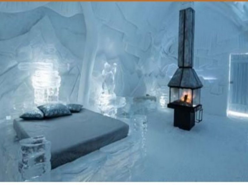 I ndërtuar krejt nga akulli, ky është hoteli më i ftohtë në botë