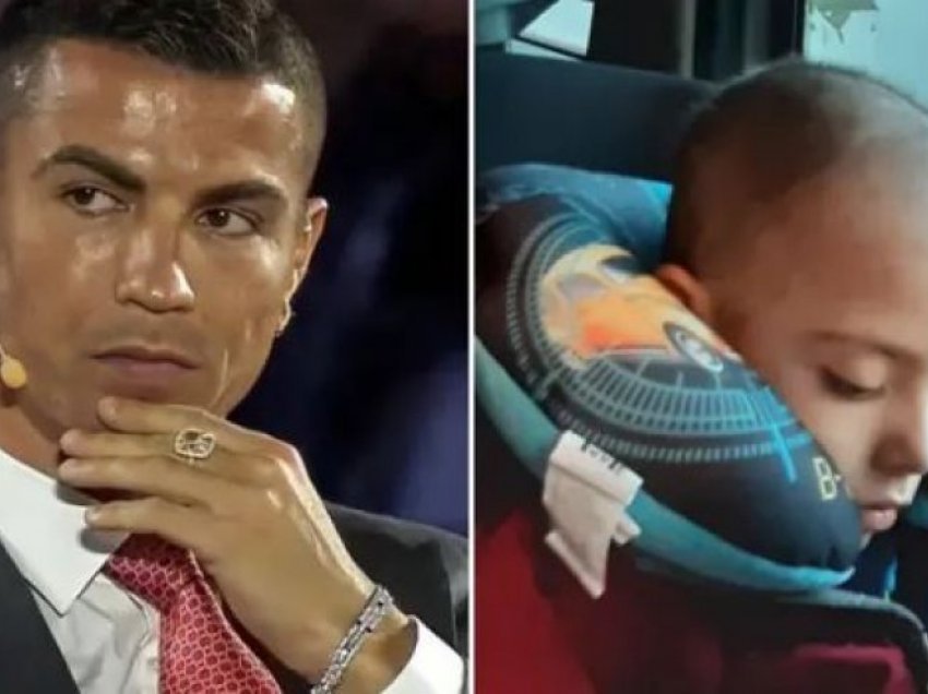 Ronaldo dhuron para për të ndihmuar një djalë shtatë vjeçar që ka një sëmundje të rrallë