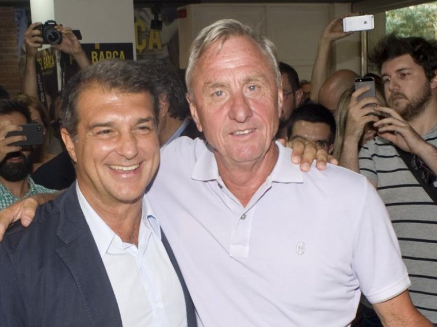 Cruyff kishte refuzuar të bëhej trajner i Barcelonës, Laporta shpalos arsyet