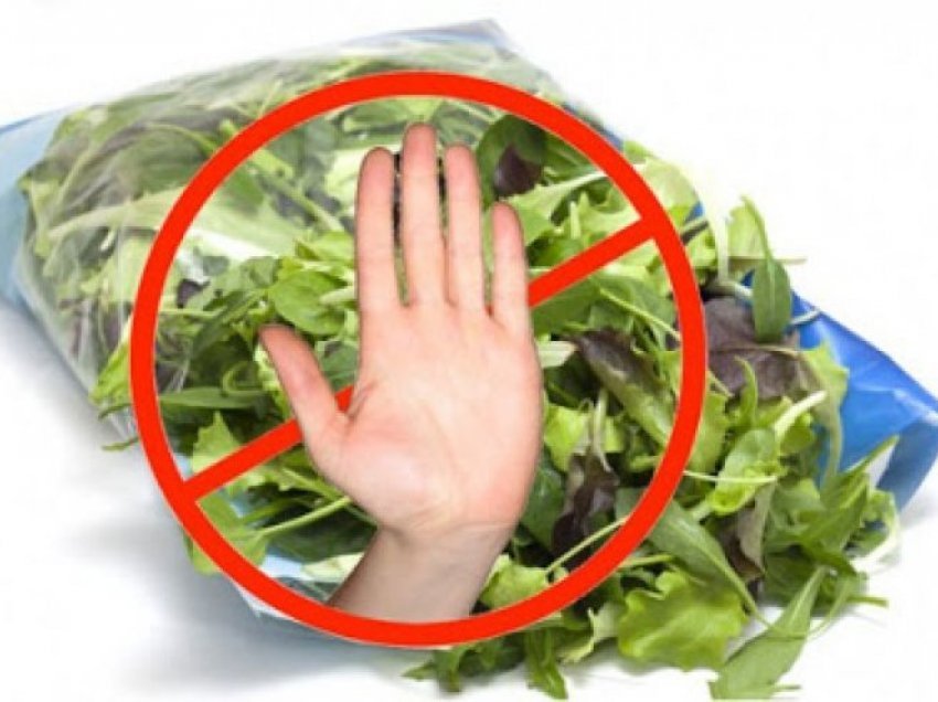 Mos hani sallata të gatshme, të paketuara!