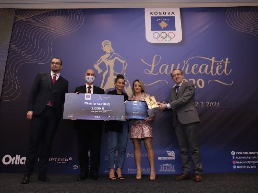 Distria Krasniqi shpallet sportistja e vitit 2020