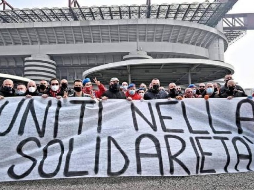 Tifozët e Milanit dhe Interit bashkohen për një kauzë më të madhe