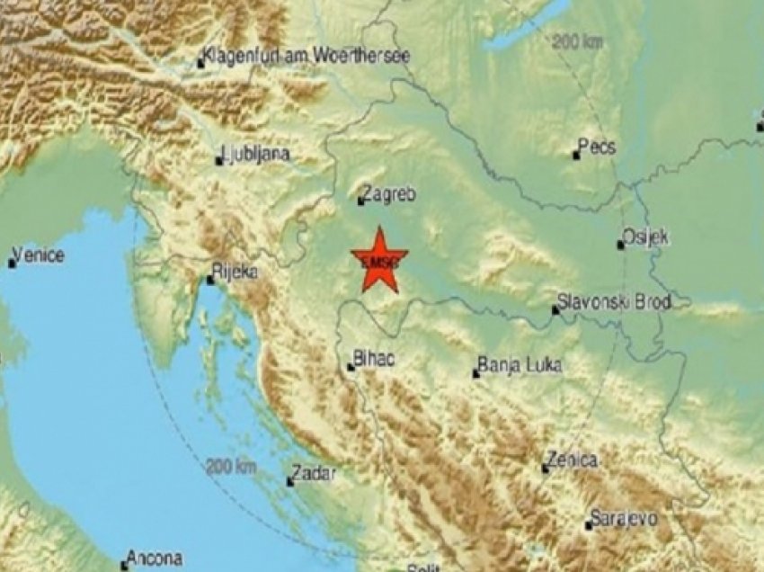 ​Tërmet i ri në Kroaci