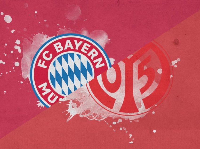 Formacionet zyrtare: Bayern Munich – Mainz