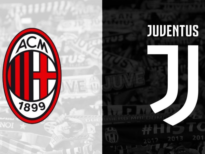 Formacionet zyrtare të derbit të madh, Milan – Juventus