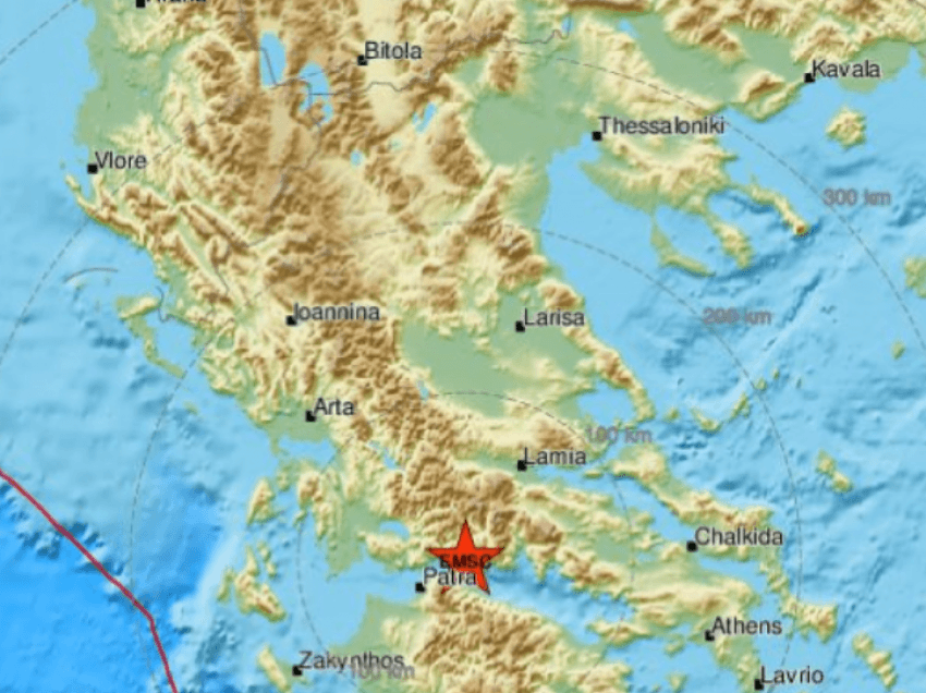 Greqia goditet nga tërmetet, regjistrohen tre lëkundje të forta sizmike