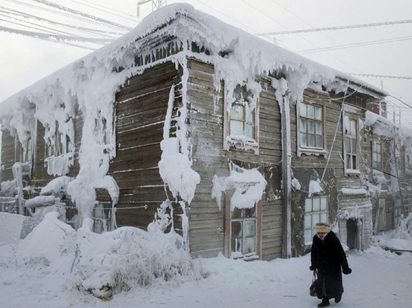Fshati më i ftohtë në botë ku temperatura tani është -50°
