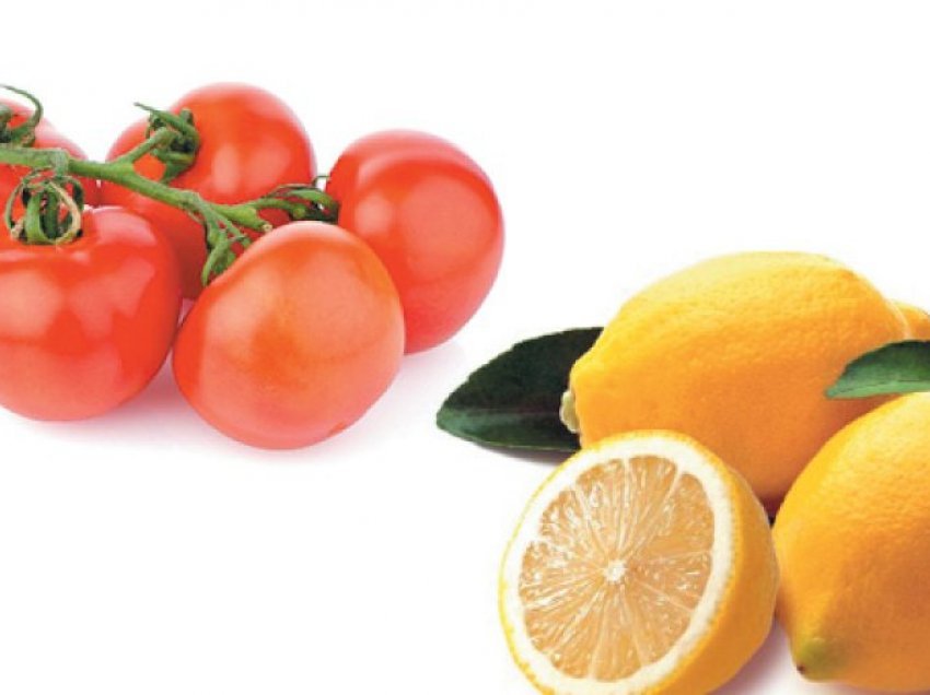 Kilogramët dhe helmet mund të hiqen nga lëngu i domateve dhe limonit