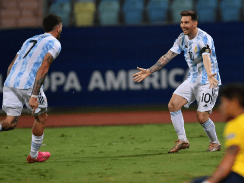 Messi e udhëheq Argjentinën drejt gjysmëfinales në Kupën e Amerikës