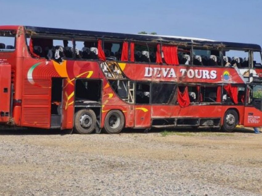 Kështu duket aktualisht autobusi që u mori jetën 10 mërgimtarëve në Kroaci