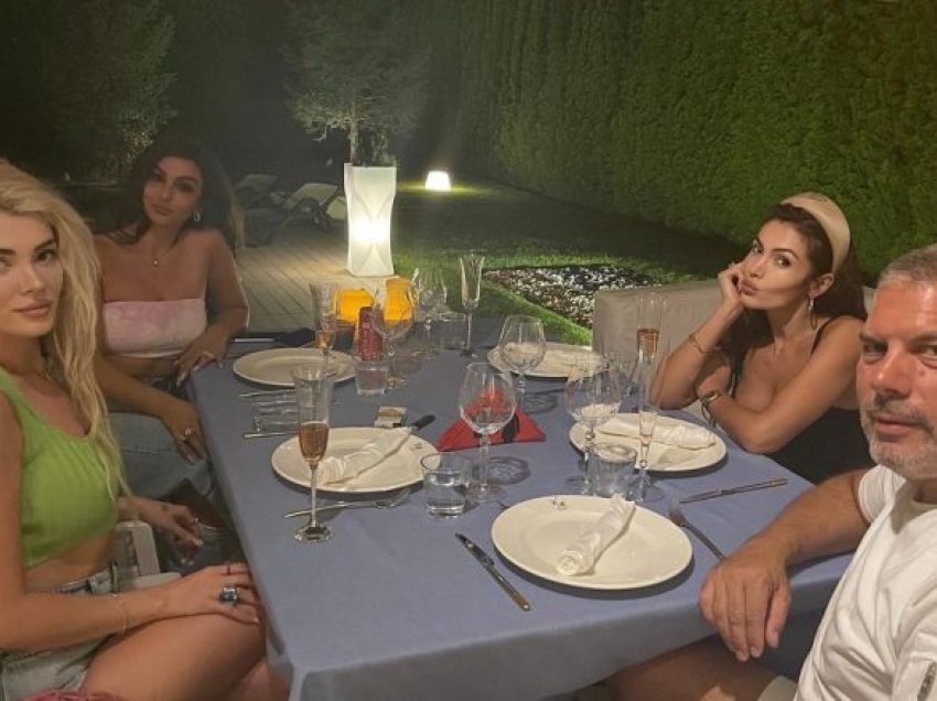 Vildane Zeneli, Nora dhe Era Istrefi, darkë në shtëpinë e Eroll Belegut