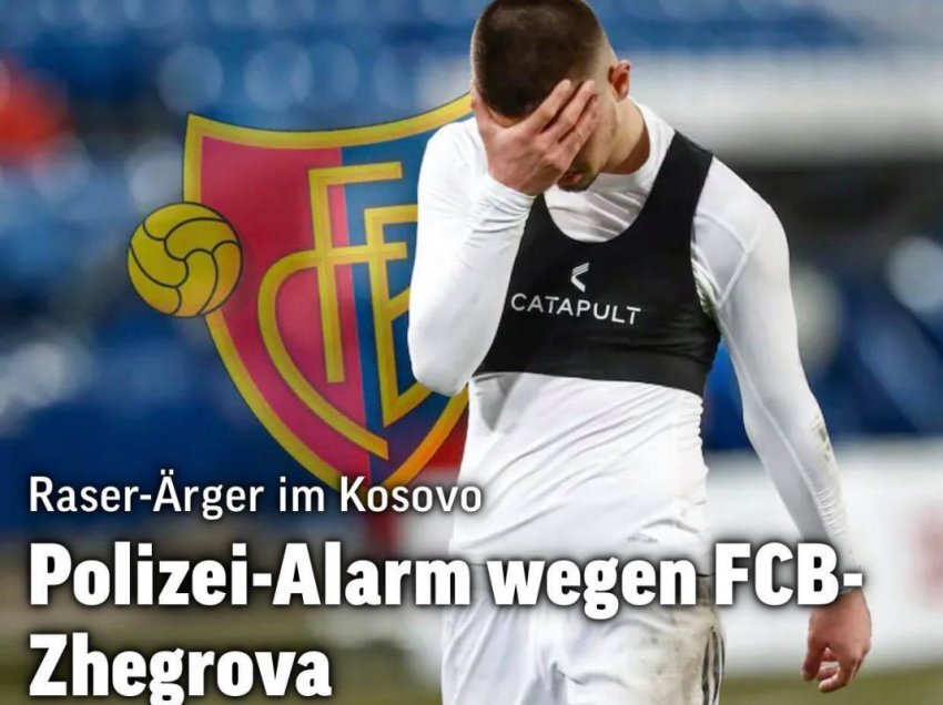 Gazetat zvicerane për telashet e lojtarit Edon Zhegrova në Kosovë. Alarmohet policia për shkak shpejtësisë