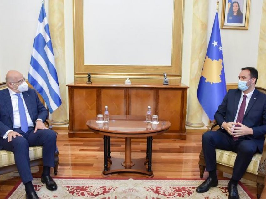 Konjufca priti në takim ministrin e Jashtëm të Greqisë, Nikos Dendias