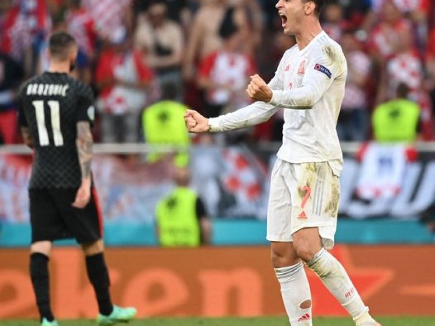Përfundon gjithçka për Kroacinë, Spanja fiton në ndeshjen më të zjarrtë të Euro 2020