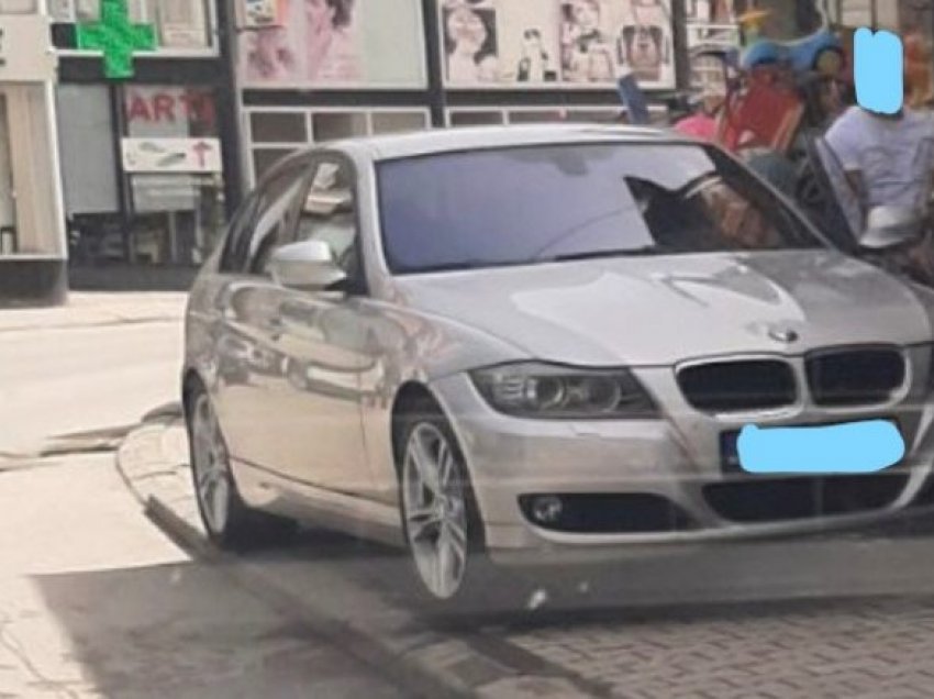 Ferizaj - Dënohet nga policia një qytetar,  parkoi veturën në trotuar