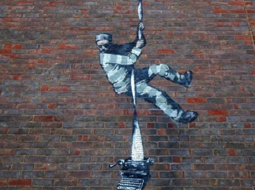 Banksy e pranon…/‘I arratisuri nga burgu është vepër e imja’