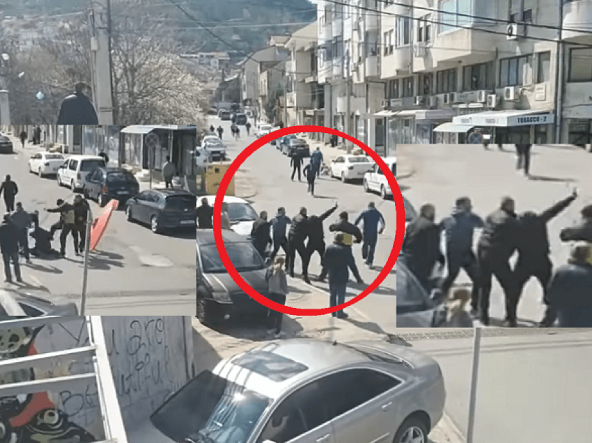 Rrahje e tmerrshme në Strumicë, dhjetëra persona sulmojnë një qytetar