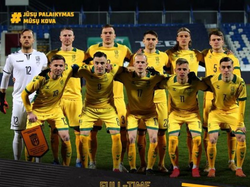 Federata e Futbollit të Lituanisë reagon pas humbje nga Kosova
