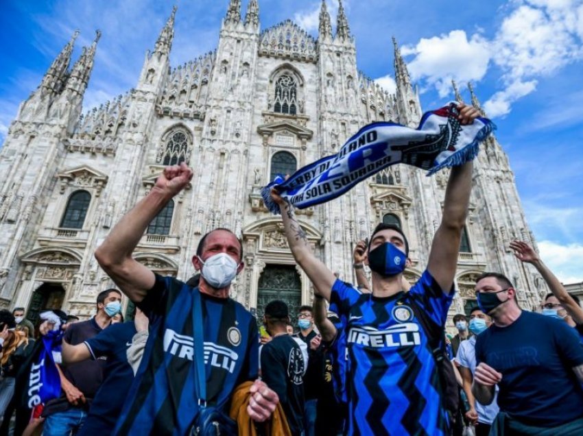 30 mijë tifozë të Interit i shkelin rregullat e Covid-19 për ta festuar titullin në Serie A