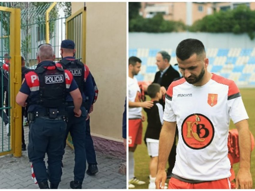 Vetëdorëzohet lojtari shqiptar në polici pasi e goditi gjyqtarin