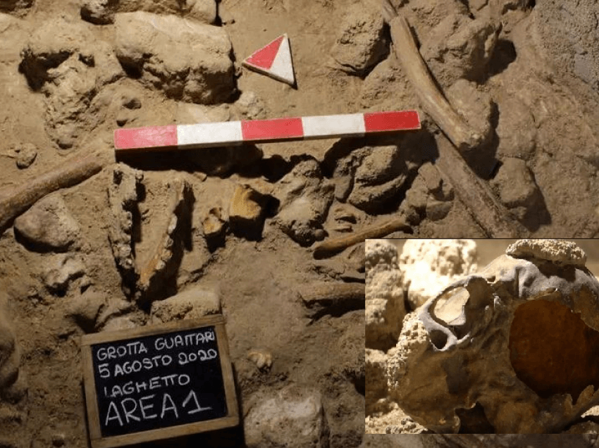 Nëntë fosile njeriu Nandertali zbulohen në shpellën e lashtësisë në Itali 