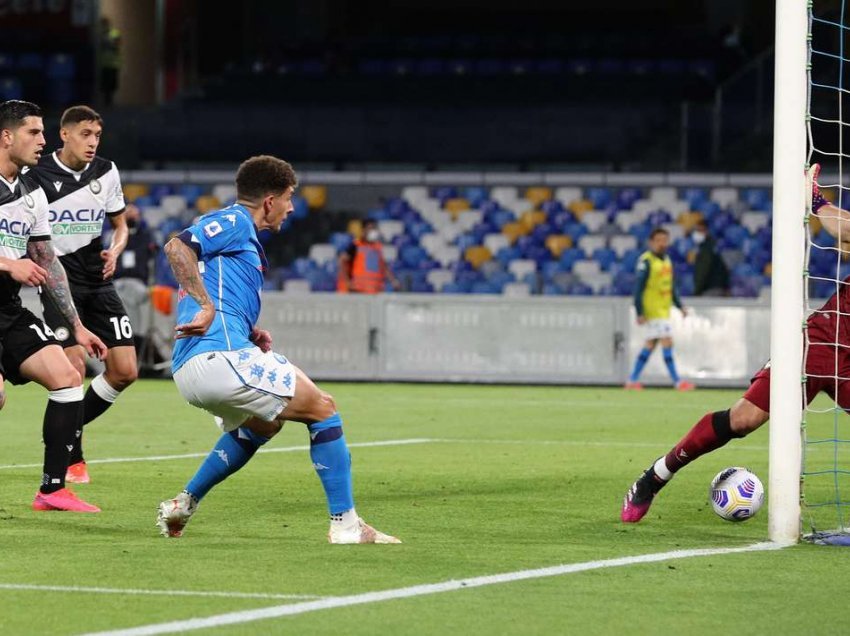 Rrahmani dhe Hysaj standardë, Napoli deklason Udinesen 