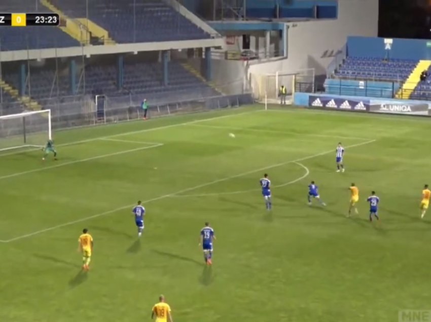 Sulmuesi shqiptar shënon gol në Mal të Zi