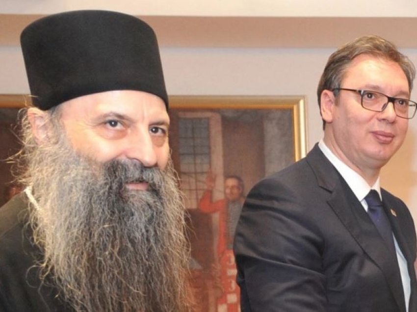 Vuçiq sot bisedon me patriarkun Porfirije rreth situatës në Kosovë dhe objekteve të shenjta serbe