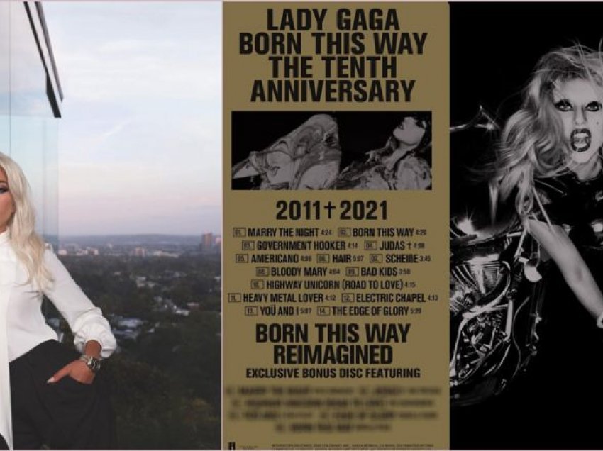 Lady Gaga paralajmëron ripublikimin e albumit “Born This Way”